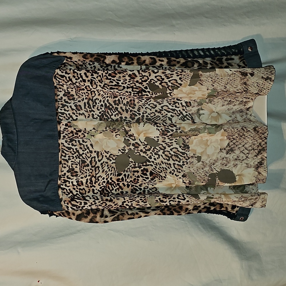 John Mark Patchwork Button Down Shirt - image 12